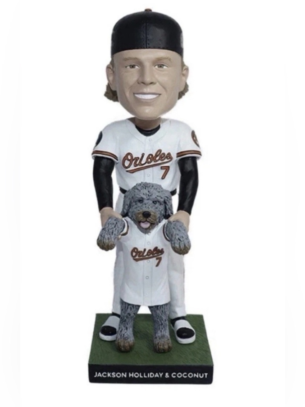 Baltimore Orioles Jackson Holliday Dog Coconut Bobblehead